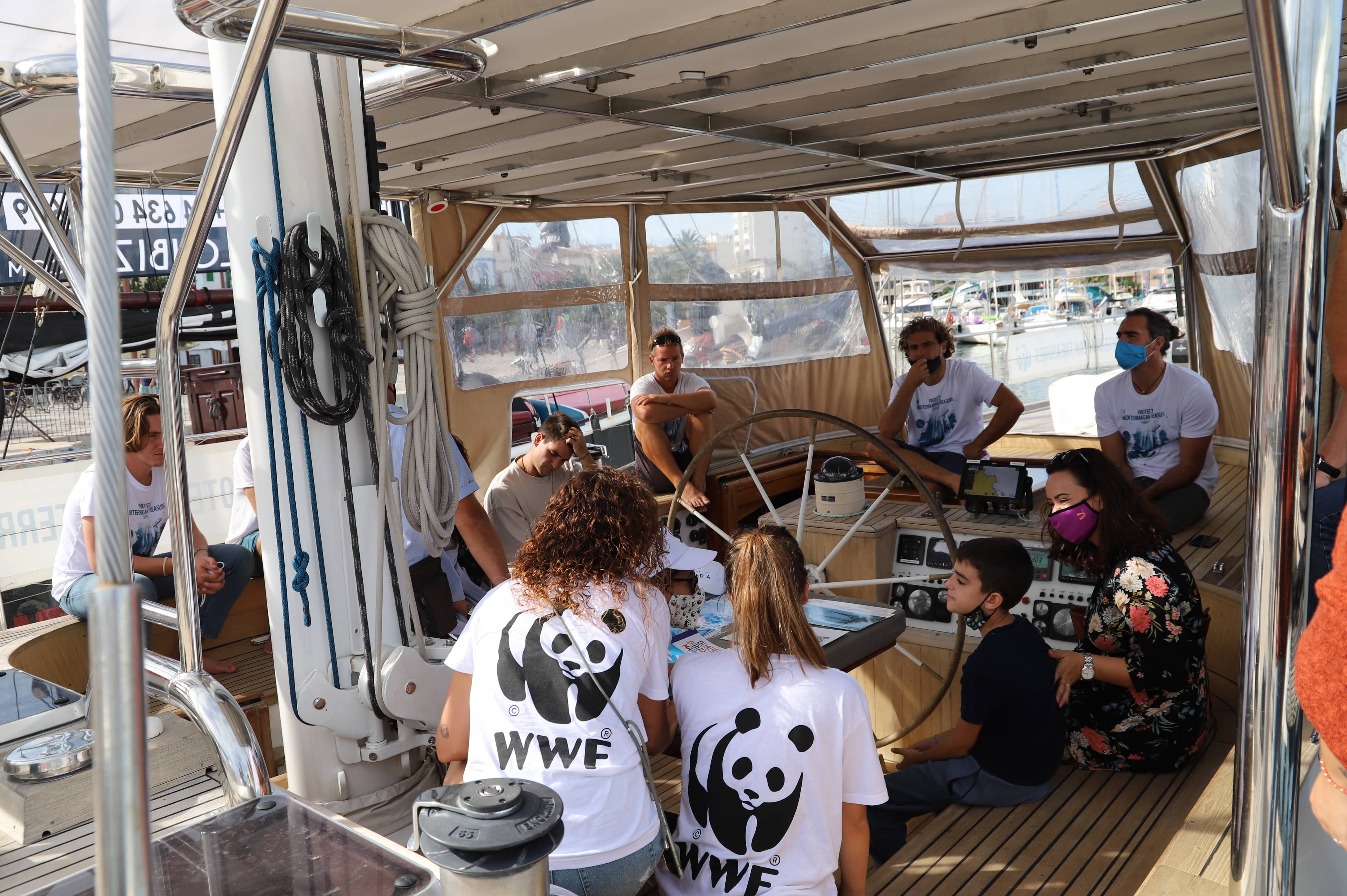 Marina Port Ibiza, Blue Panda, WWF, Tagomago, reserva marina
